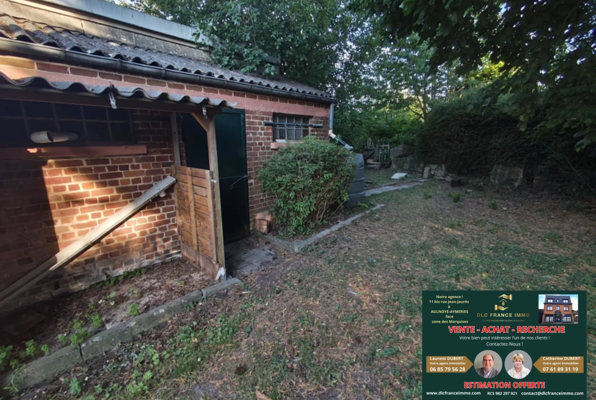 Maison à vendre à Le Quesnoy avec 3 chambres, garage et jardin - Idéal proche commodités 