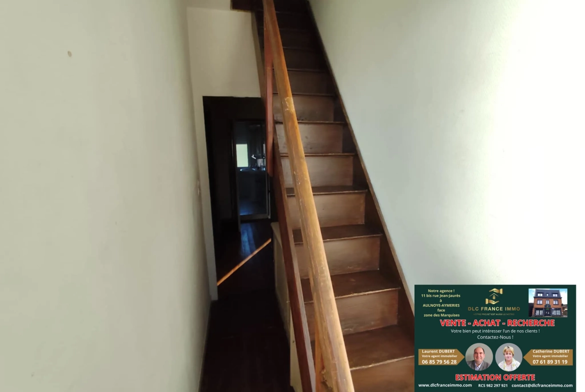 Maison à vendre à Le Quesnoy avec 3 chambres, garage et jardin - Idéal proche commodités 