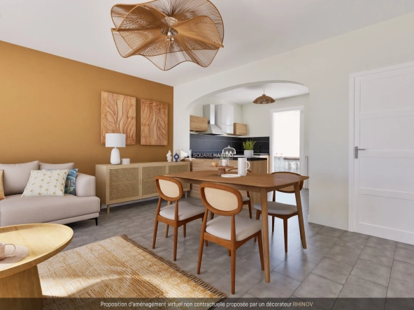 Appartement traversant de 76 m² à Saint-Antoine, Marseille, dernier étage