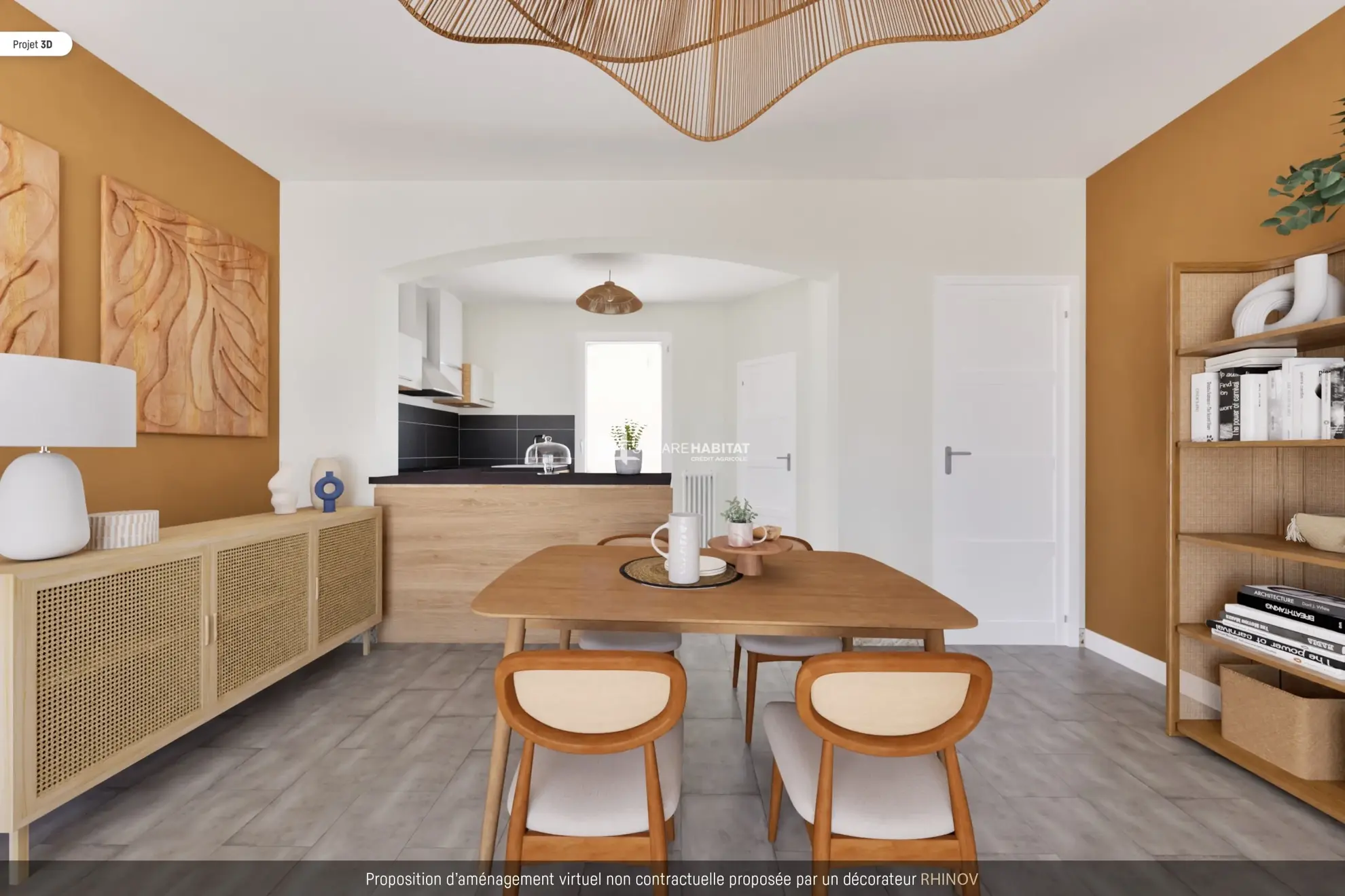 Appartement traversant de 76 m² à Saint-Antoine, Marseille, dernier étage 