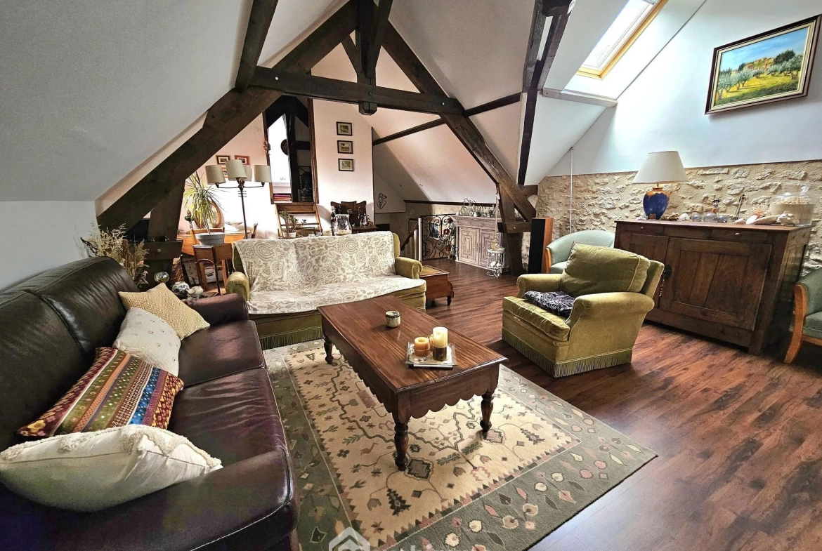 Maison de 97 m² à Nanteau-sur-Lunain avec terrasse et jardin arboré 