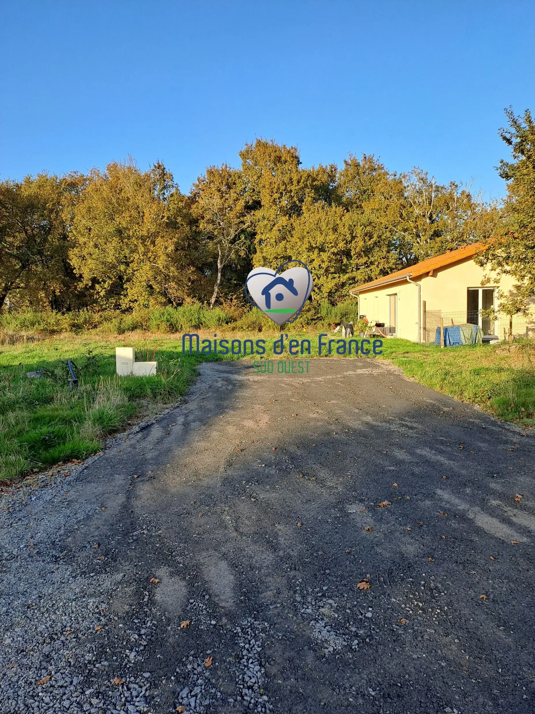 Terrain constructible viabilisé de 510 m² à Labouheyre proche de Bordeaux 