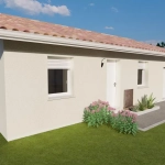 Maison neuve 2 chambres avec garage à Neuvic - Construction clé en main