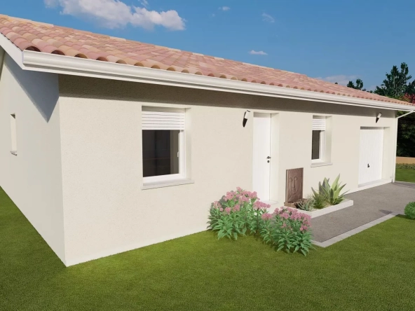 Maison neuve 2 chambres avec garage à Neuvic - Construction clé en main