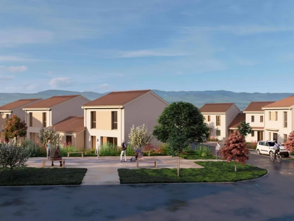 Acheter une maison neuve avec vue imprenable sur le Pilat à La Grand Croix