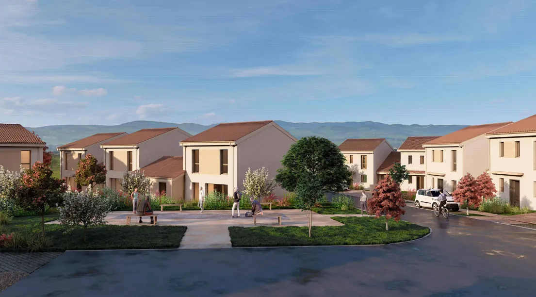 Acheter une maison neuve avec vue imprenable sur le Pilat à La Grand Croix 