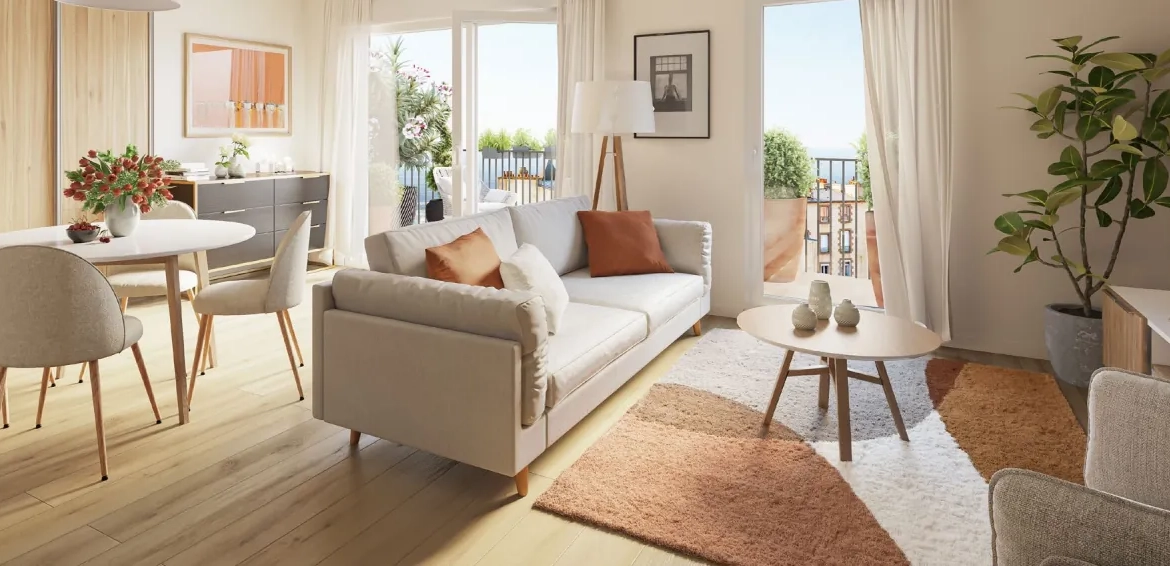 Appartement 2 pièces neuf à Saint-Cergues (74) avec balcon et parking 