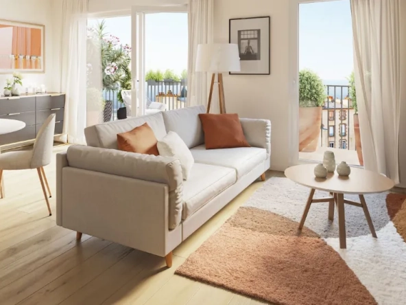 Appartement 2 pièces neuf à Saint-Cergues (74) avec balcon et parking