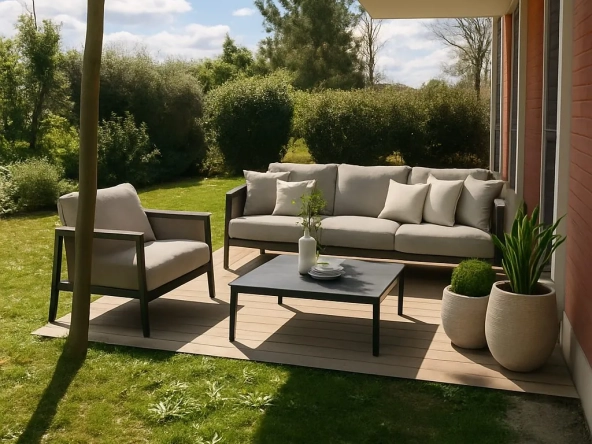 Appartement T3 avec jardin et terrasse à Tournefeuille