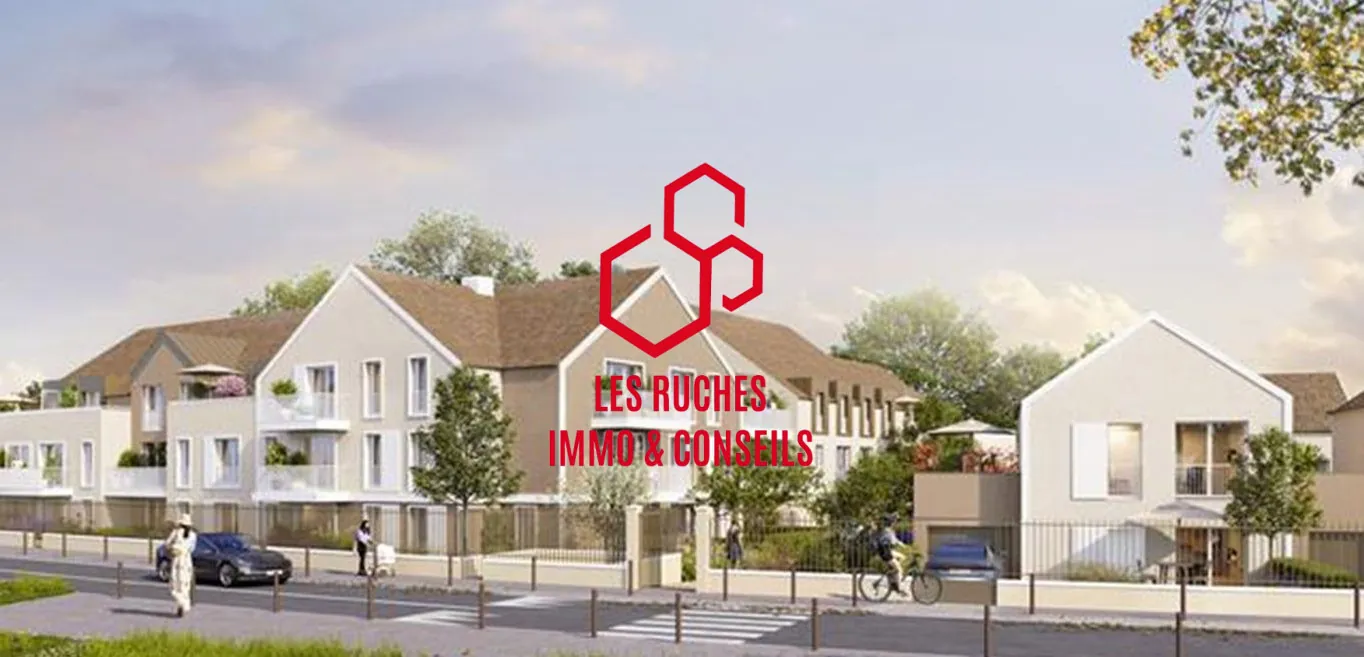 Appartement T2 neuf à vendre à Jouy-le-Moutier, 37,82 m² avec balcon 
