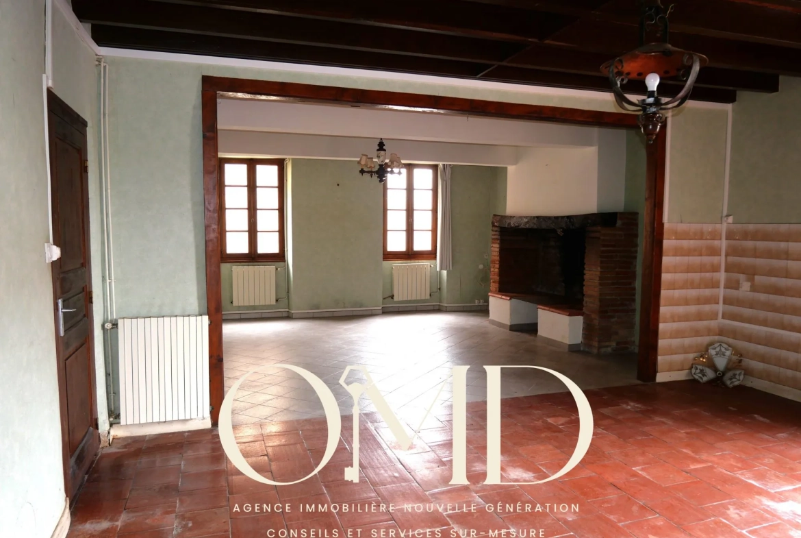 Spacieuse maison de 188m² avec jardin, garage à Montesquieu-Volvestre 