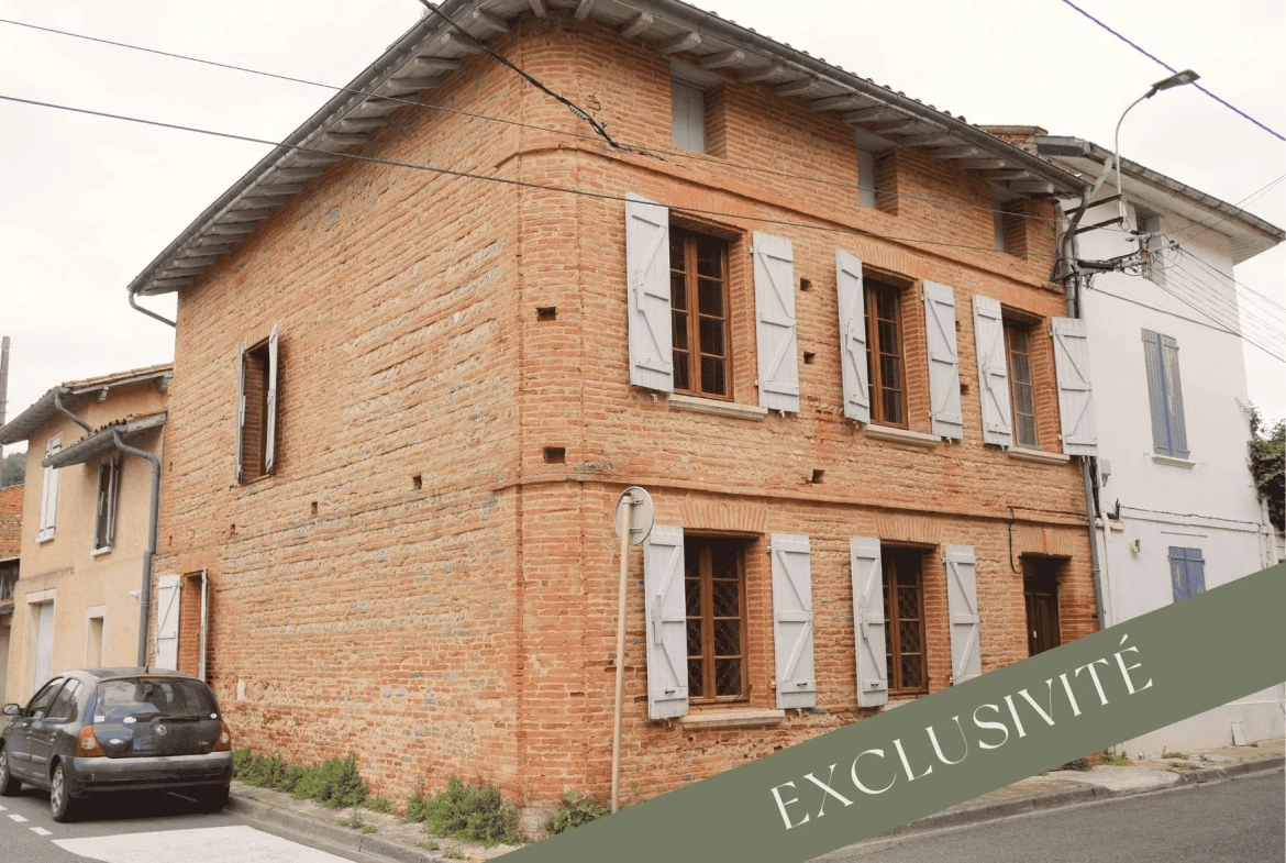 Spacieuse maison de 188m² avec jardin, garage à Montesquieu-Volvestre 