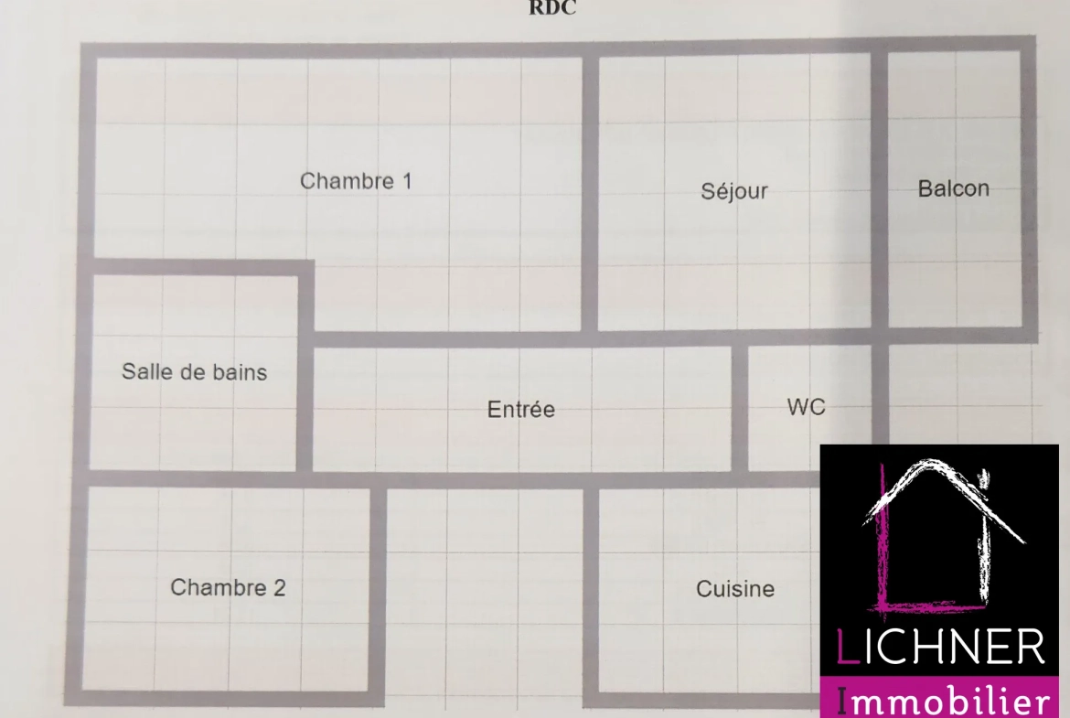 Immeuble à vendre à Merlebach pour investisseurs avec deux appartements loués 