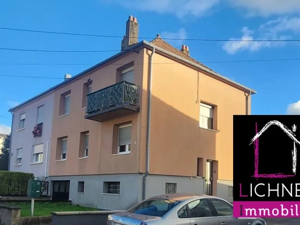 Immeuble à vendre à Merlebach pour investisseurs avec deux appartements loués
