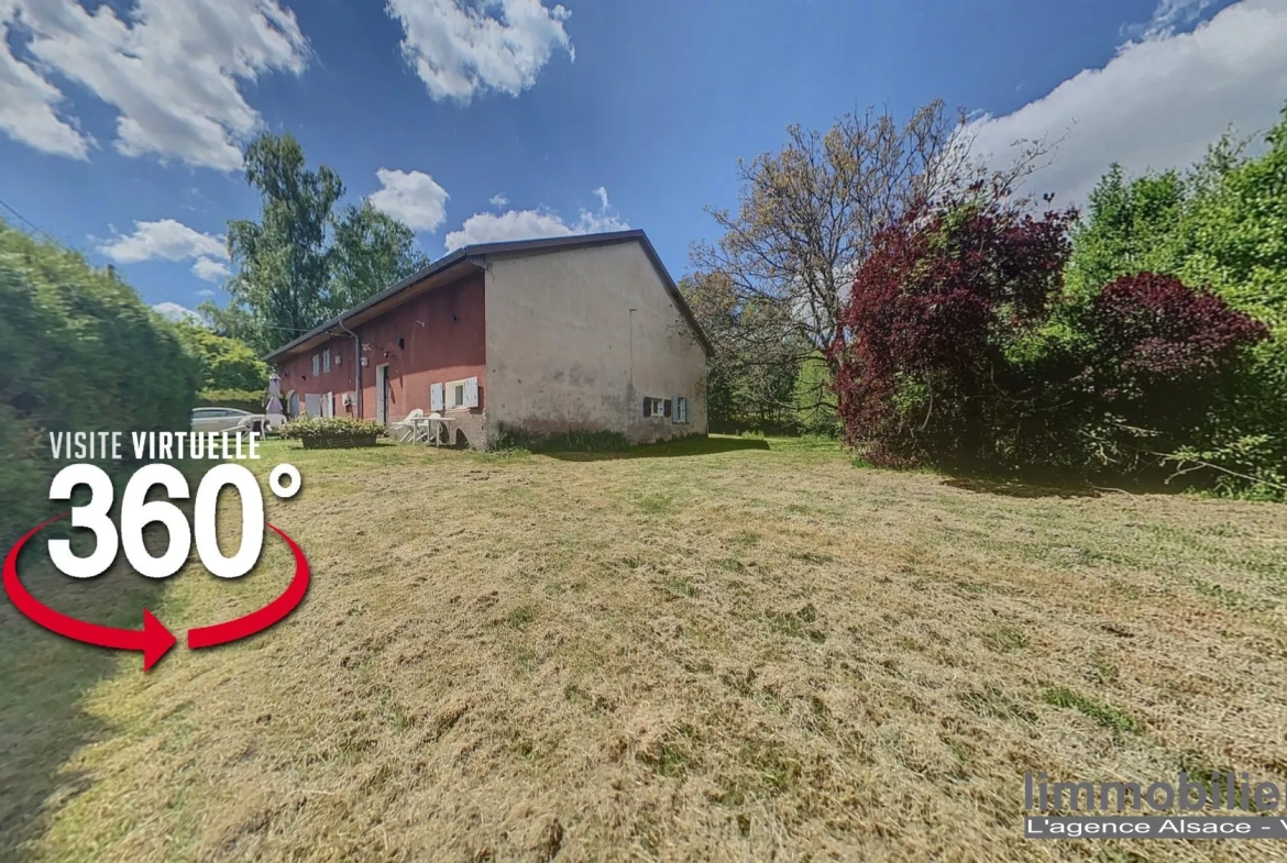 Ferme à vendre à Taintrux - Charme, espace et potentiel dans cadre verdoyant 