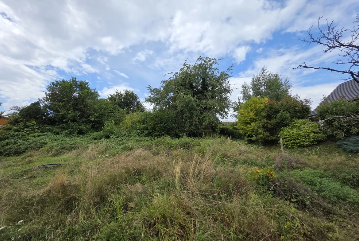 Terrain constructible en hauteur proche Hirsingue – 5,26 ares à vendre 