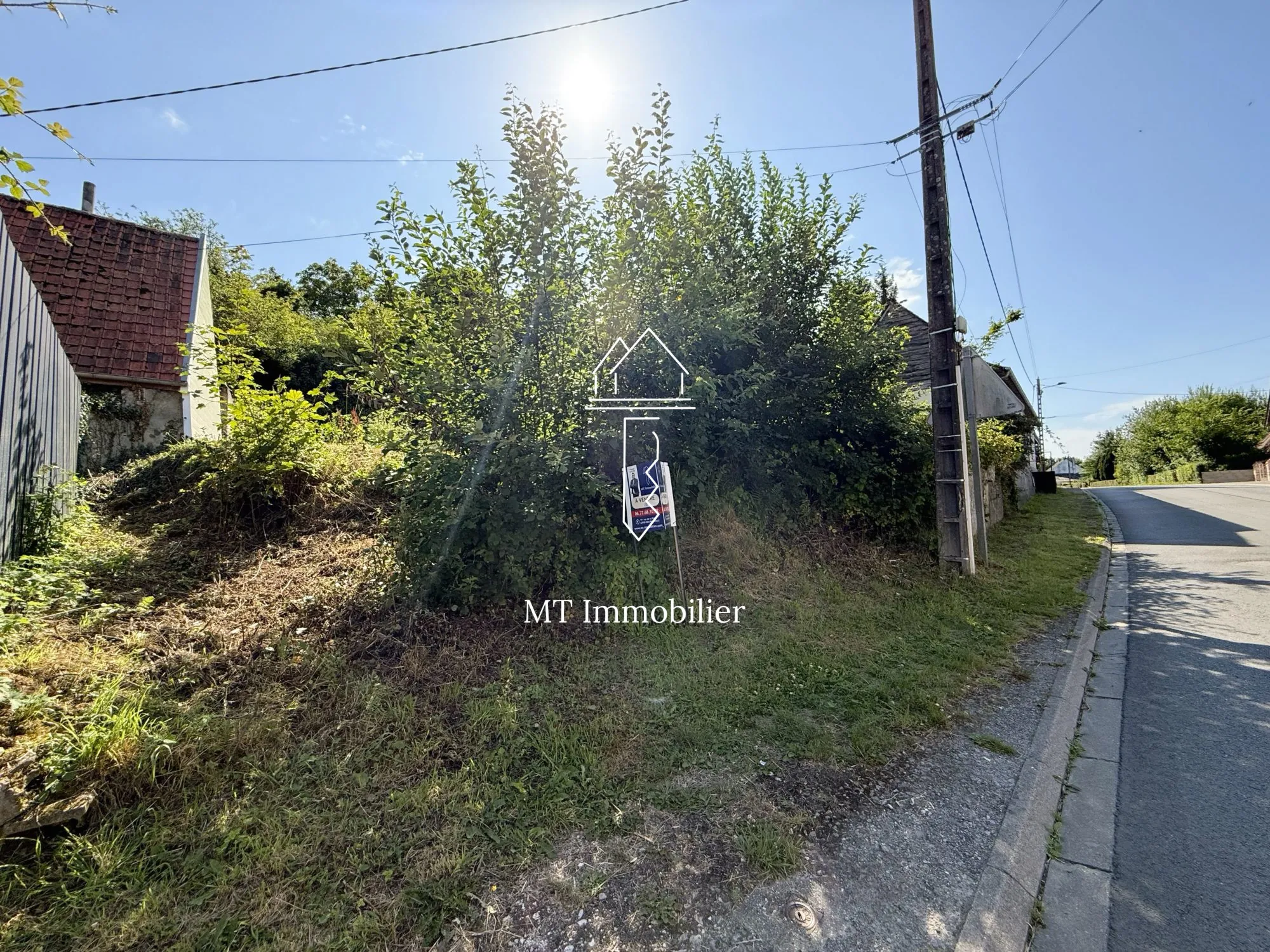 Terrain constructible de 1580 m² à Beaurainville, à viabiliser 