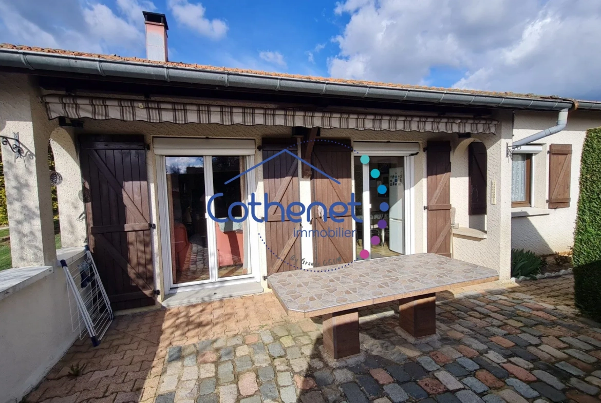 Villa semi plain-pied de 95 m² avec grand terrain à Cours 