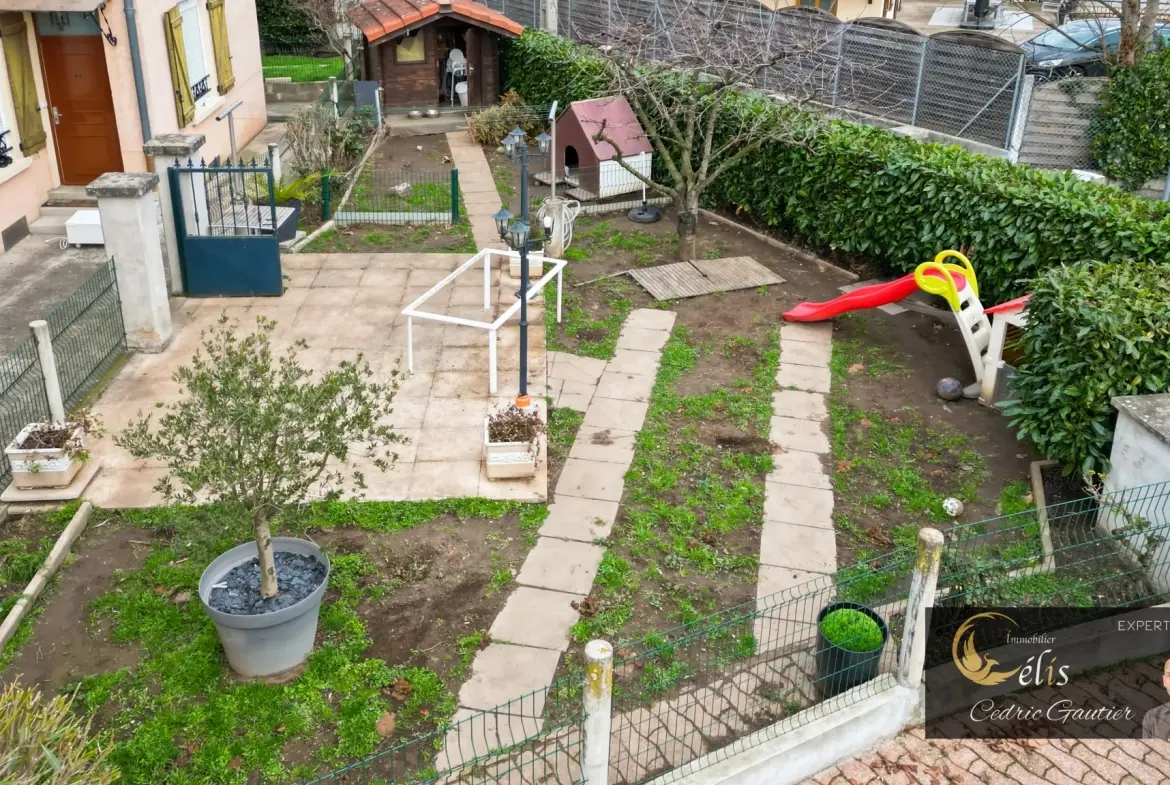 Appartement lumineux de 67 m² avec jardin à Décines-Charpieu 