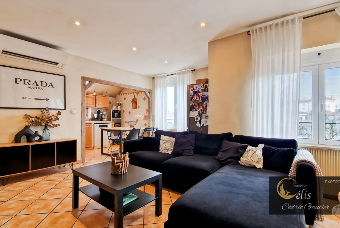 Appartement lumineux de 67 m² avec jardin à Décines-Charpieu 