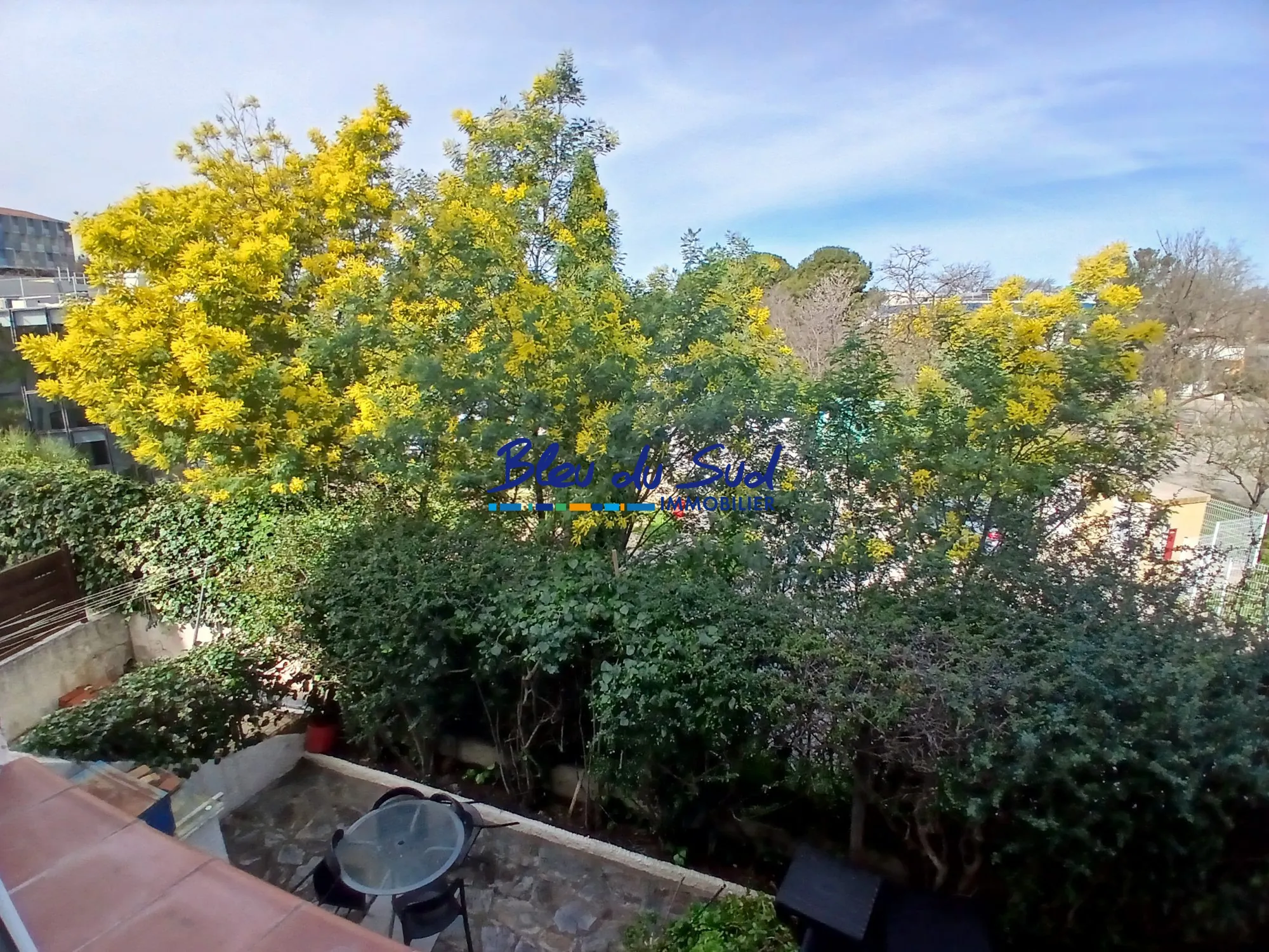 Vue de la chambre Appartement traversant de 93 m² à Perpignan Sud avec terrasse et garage 