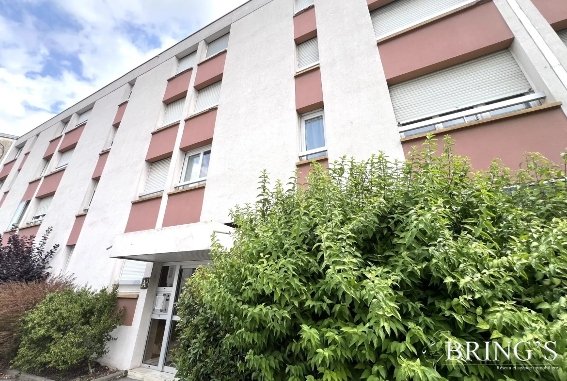 Appartement T2 à vendre à Nancy – 43m² avec garage et ascenseur 