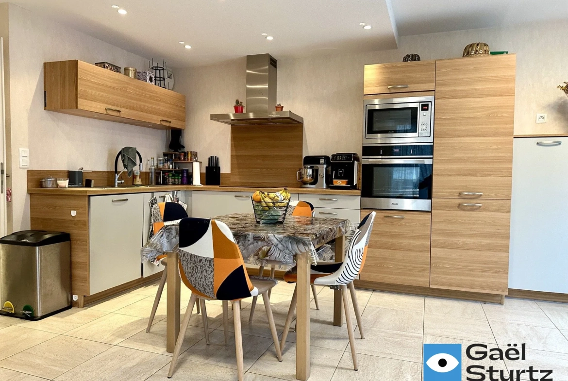 Appartement 3 pièces en rez-de-jardin avec garage au centre-ville de Haguenau 