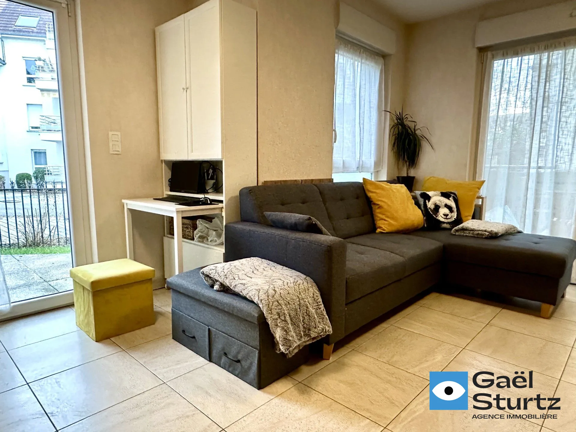 Appartement 3 pièces en rez-de-jardin avec garage au centre-ville de Haguenau 