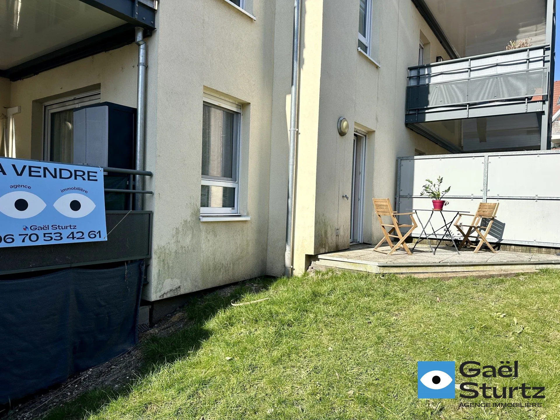 Appartement 3 pièces en rez-de-jardin avec garage au centre-ville de Haguenau 
