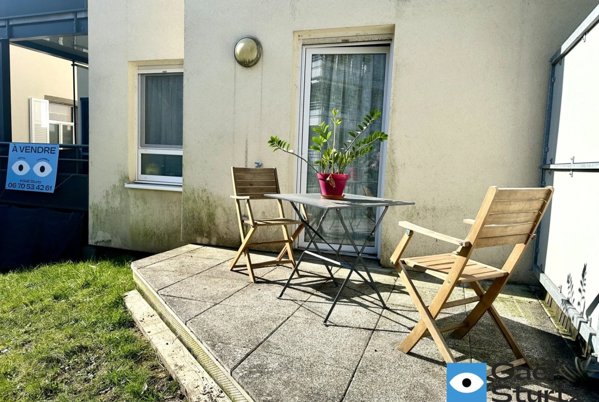 Appartement 3 pièces en rez-de-jardin avec garage au centre-ville de Haguenau 
