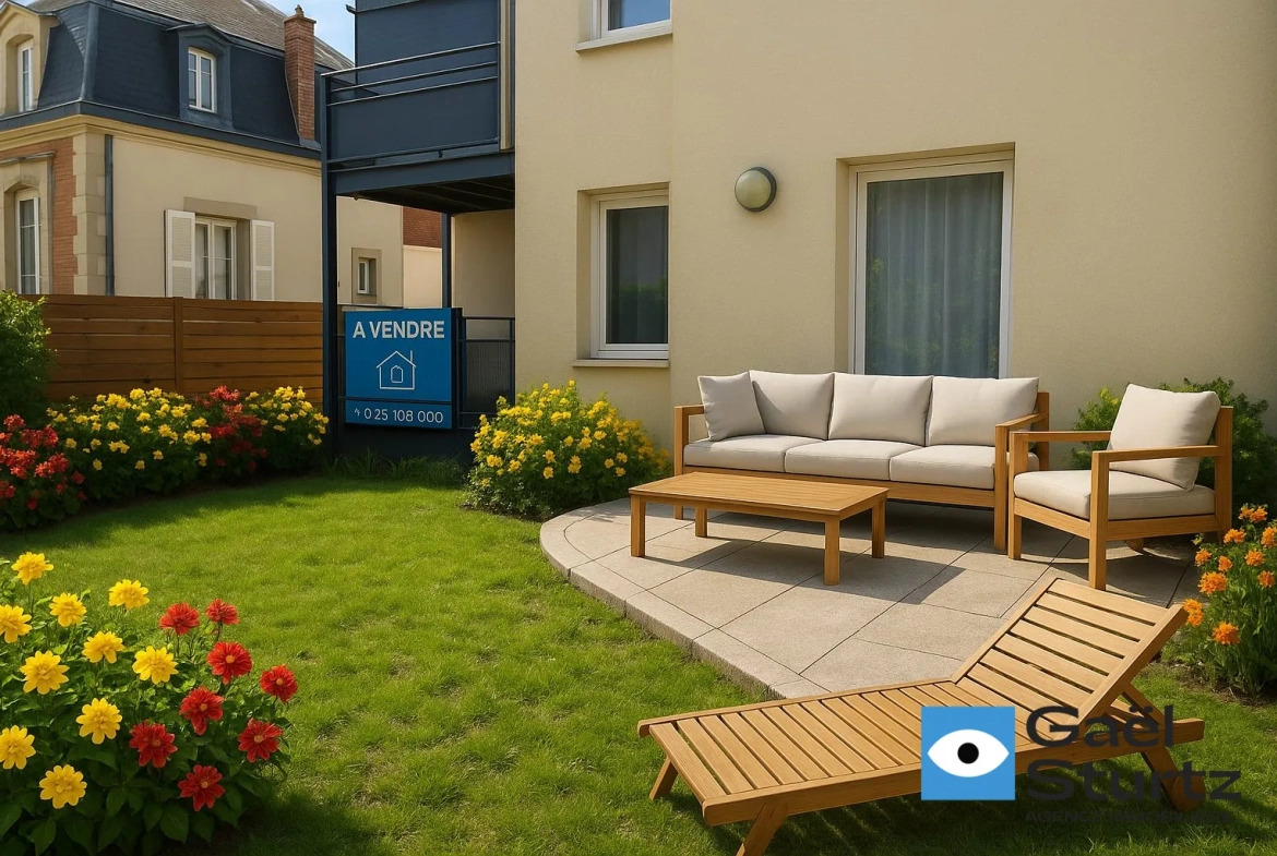 Appartement 3 pièces en rez-de-jardin avec garage au centre-ville de Haguenau 