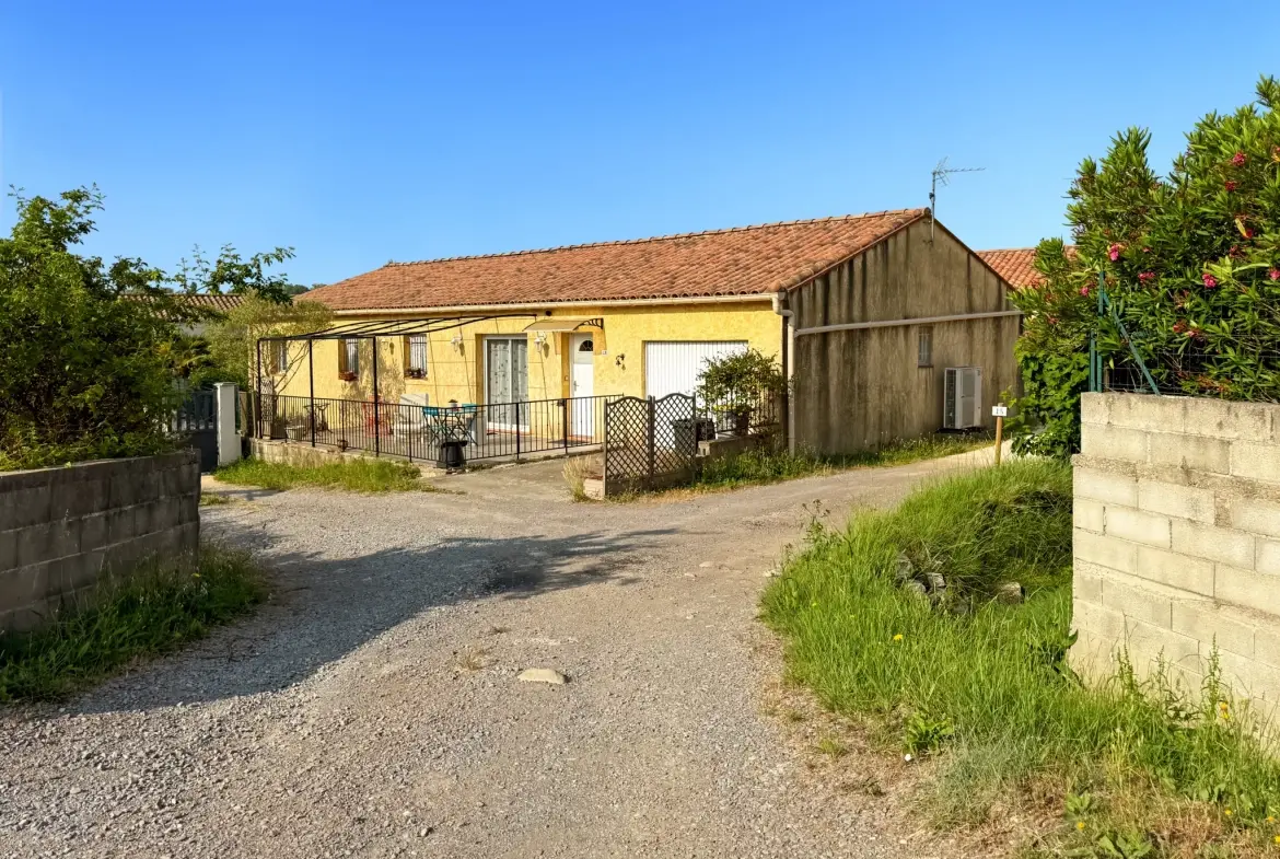 Achat maison de plain-pied à Saint Privat - 140 m², 4 chambres, terrasse, garage 