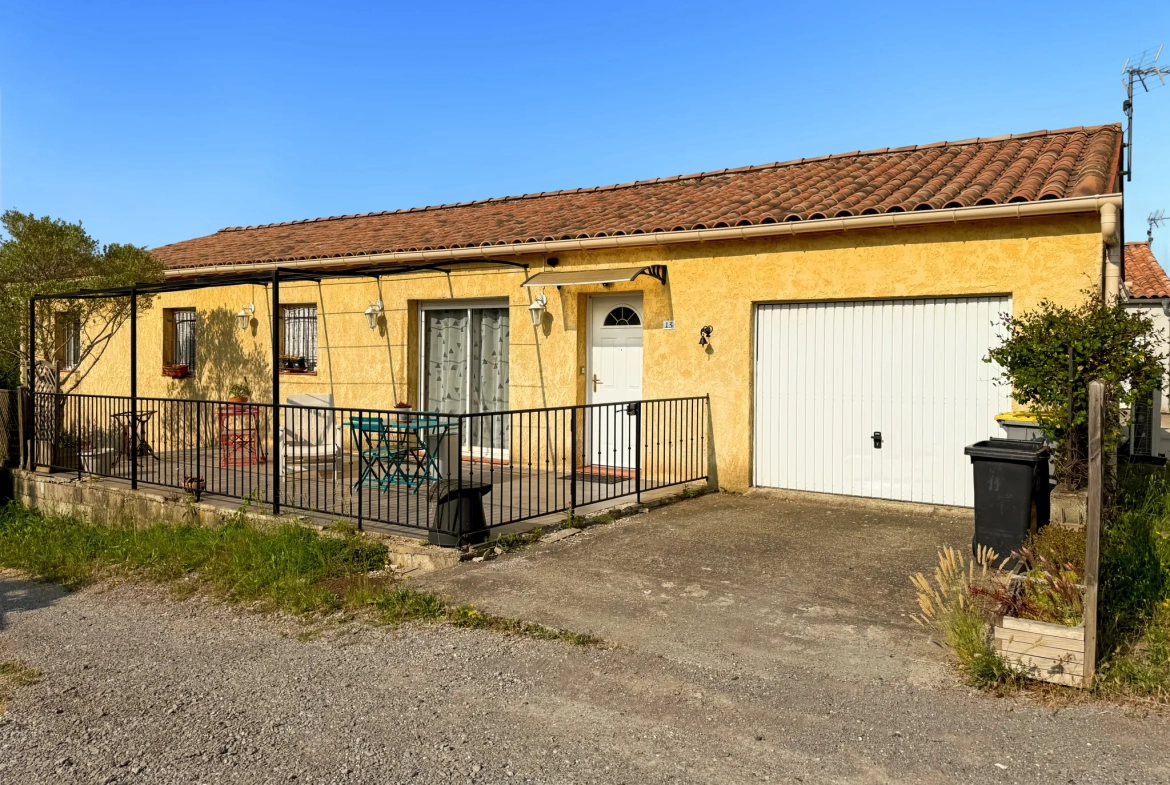 Achat maison de plain-pied à Saint Privat - 140 m², 4 chambres, terrasse, garage 