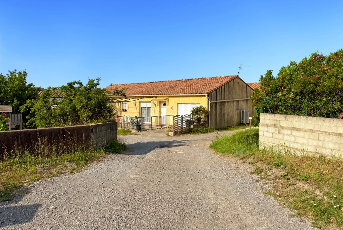 Achat maison de plain-pied à Saint Privat - 140 m², 4 chambres, terrasse, garage 