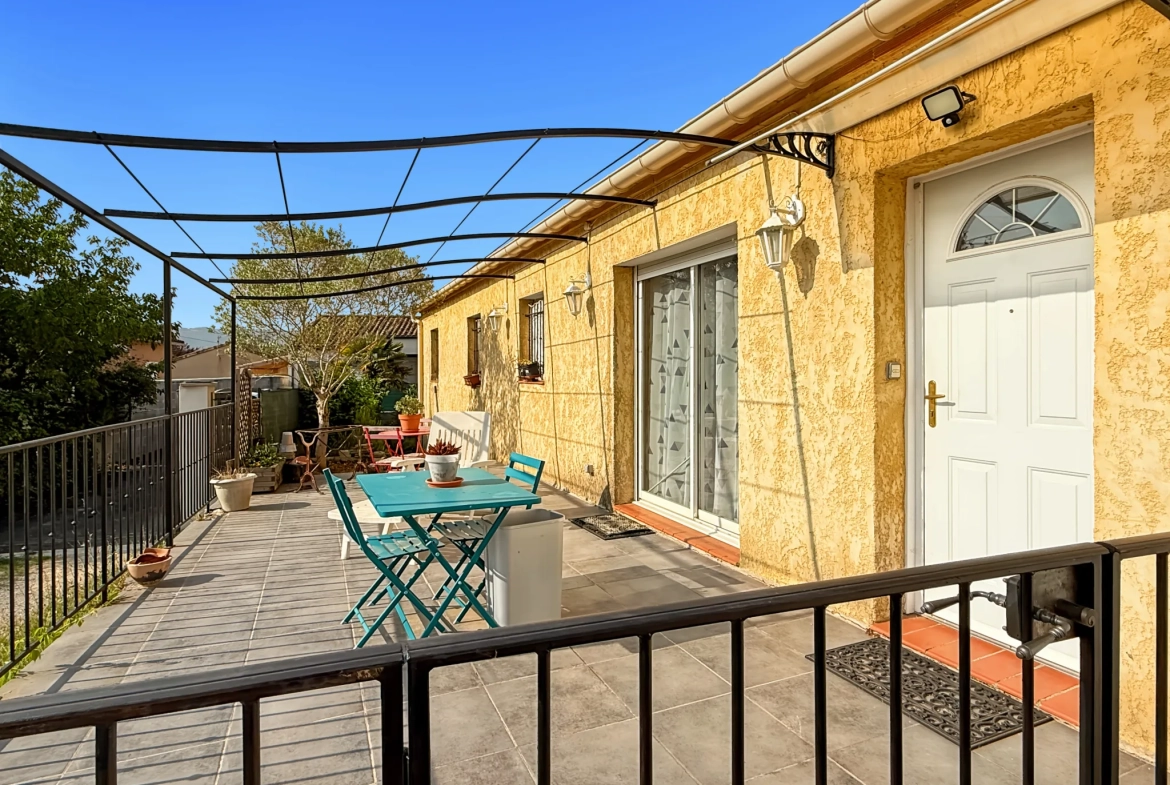 Achat maison de plain-pied à Saint Privat - 140 m², 4 chambres, terrasse, garage 