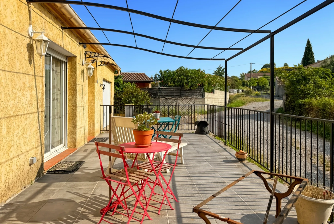 Achat maison de plain-pied à Saint Privat - 140 m², 4 chambres, terrasse, garage 