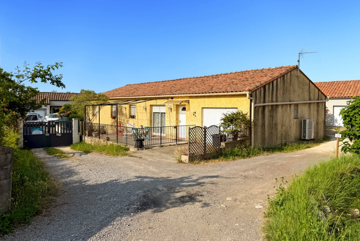 Achat maison de plain-pied à Saint Privat - 140 m², 4 chambres, terrasse, garage 