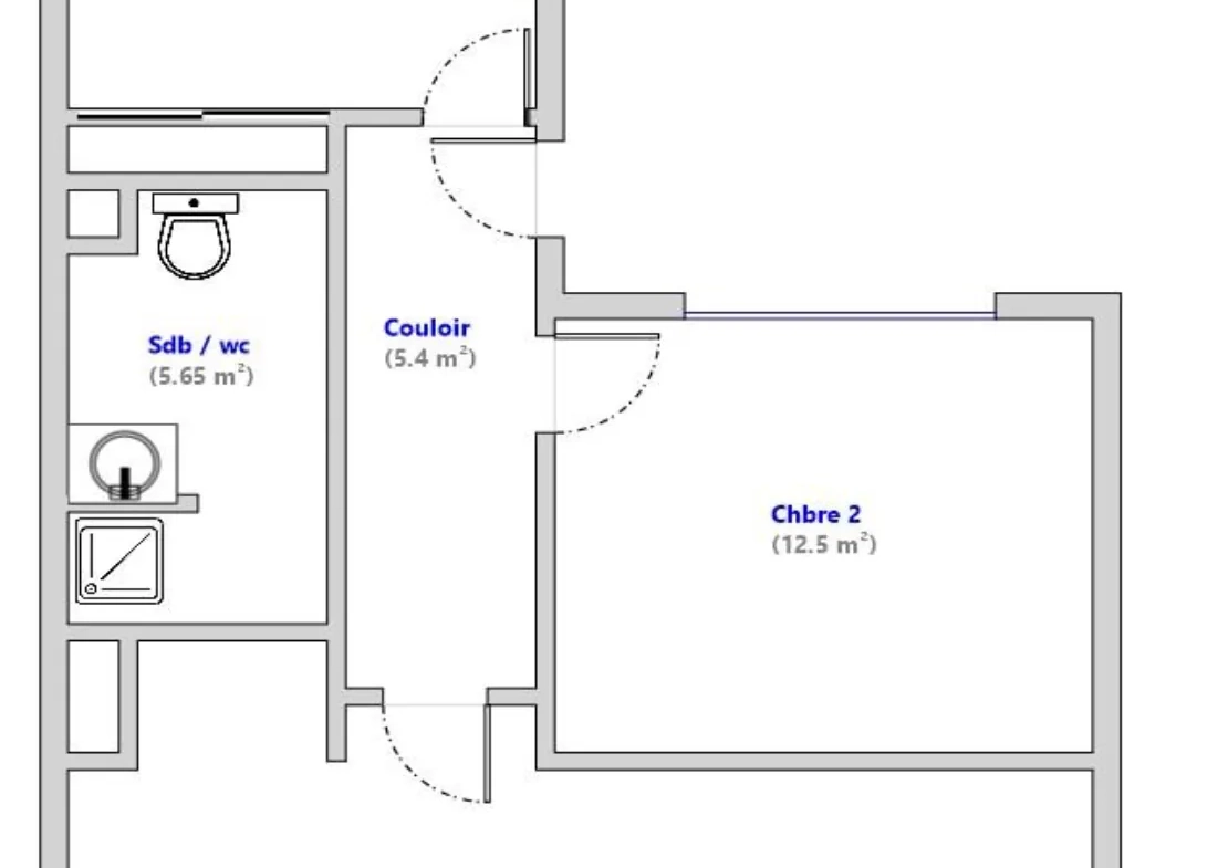 Appartement T3 de 66 m² avec jardin et parking à Millau 