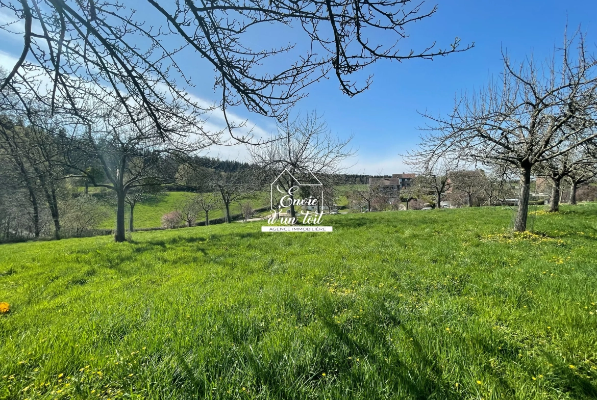 Terrain constructible de 766 m² à Grugny avec vue dégagée 