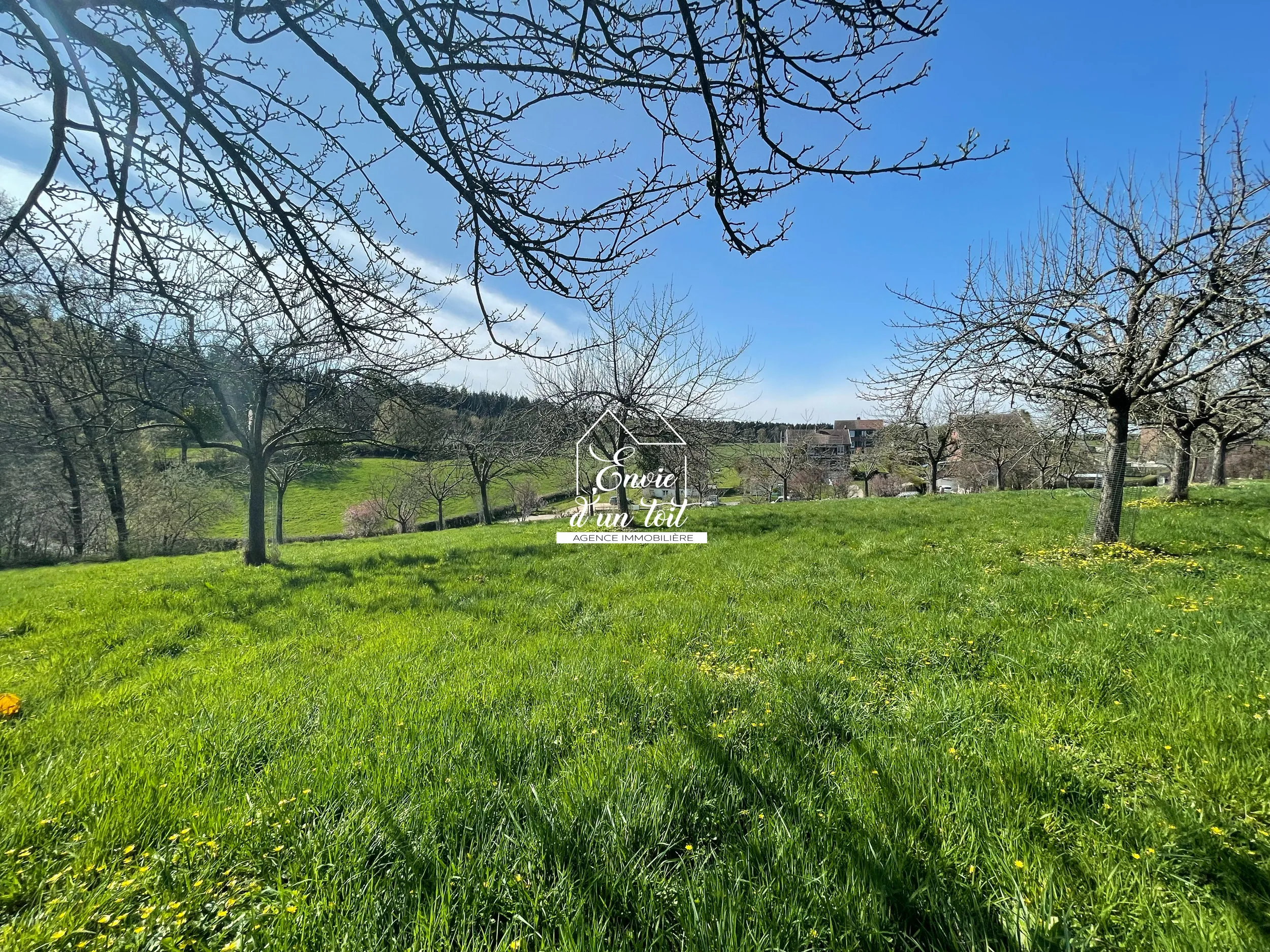 Terrain constructible de 766 m² à Grugny avec vue dégagée 