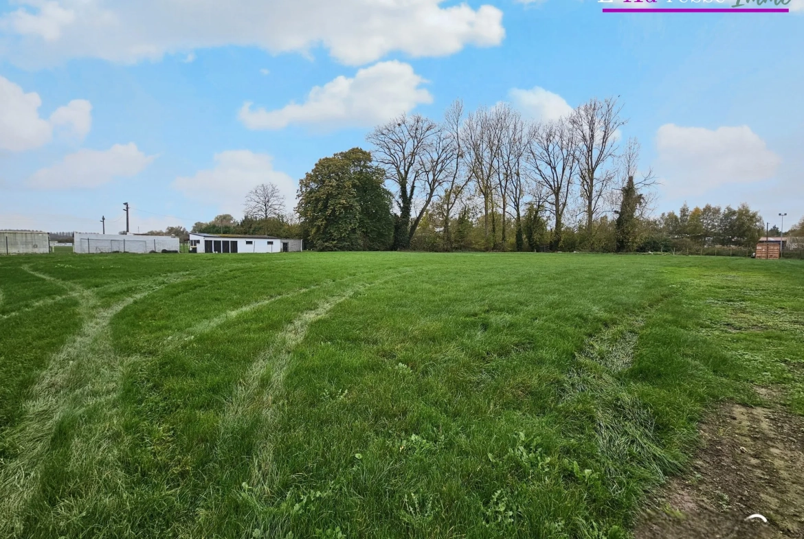 Terrain à vendre à Marquion - Grande surface viabilisée pour construire 
