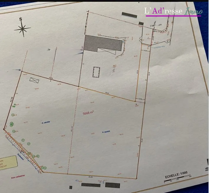 Terrain à vendre à Marquion - Grande surface viabilisée pour construire 
