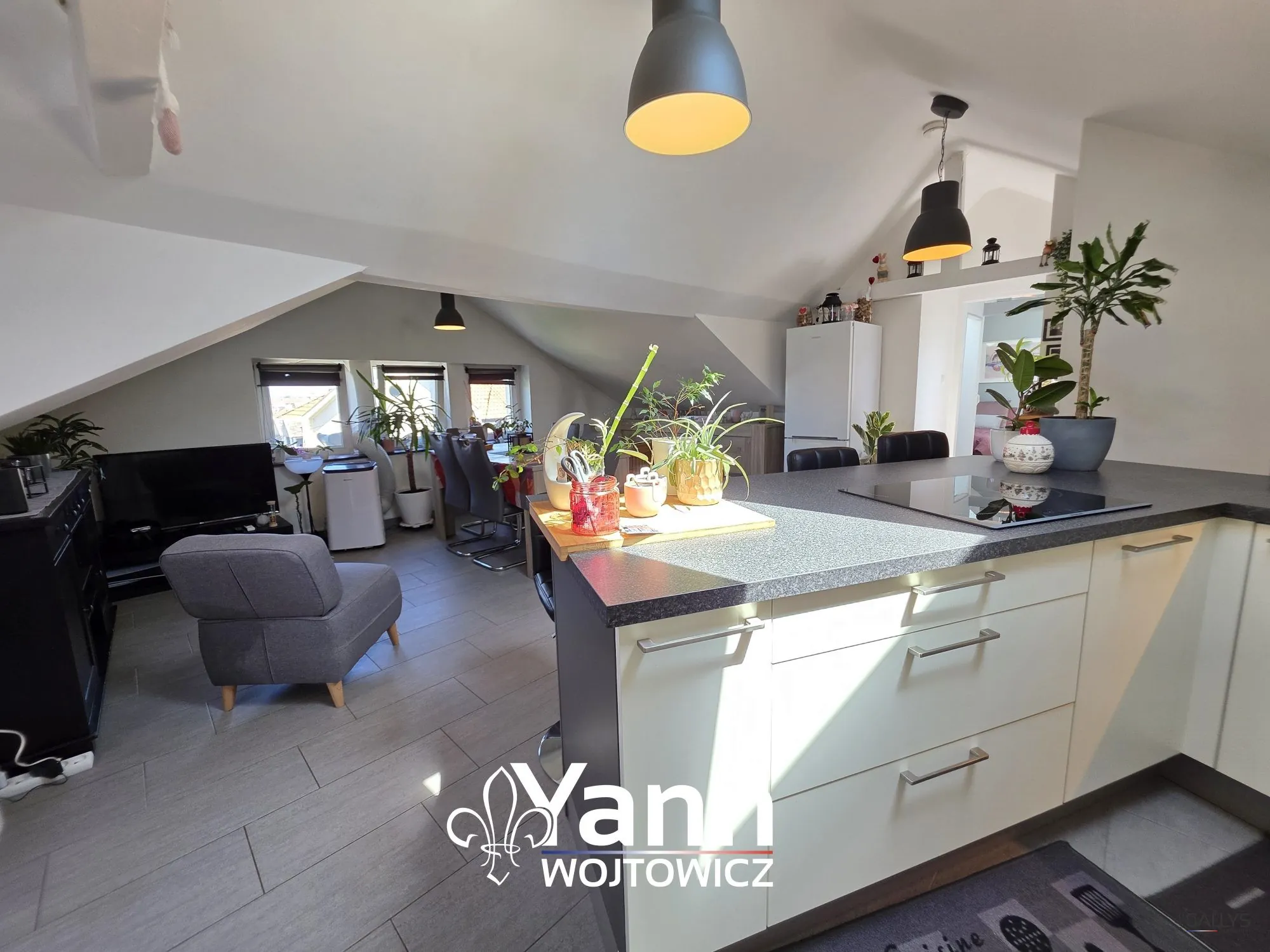 Bel appartement 3 pièces rénové à Yutz avec caves et proximité commodités 