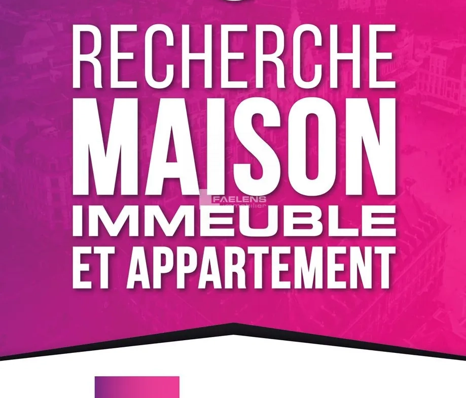 Maison à vendre à Lille Wazemmes de 55 m² avec jardin 