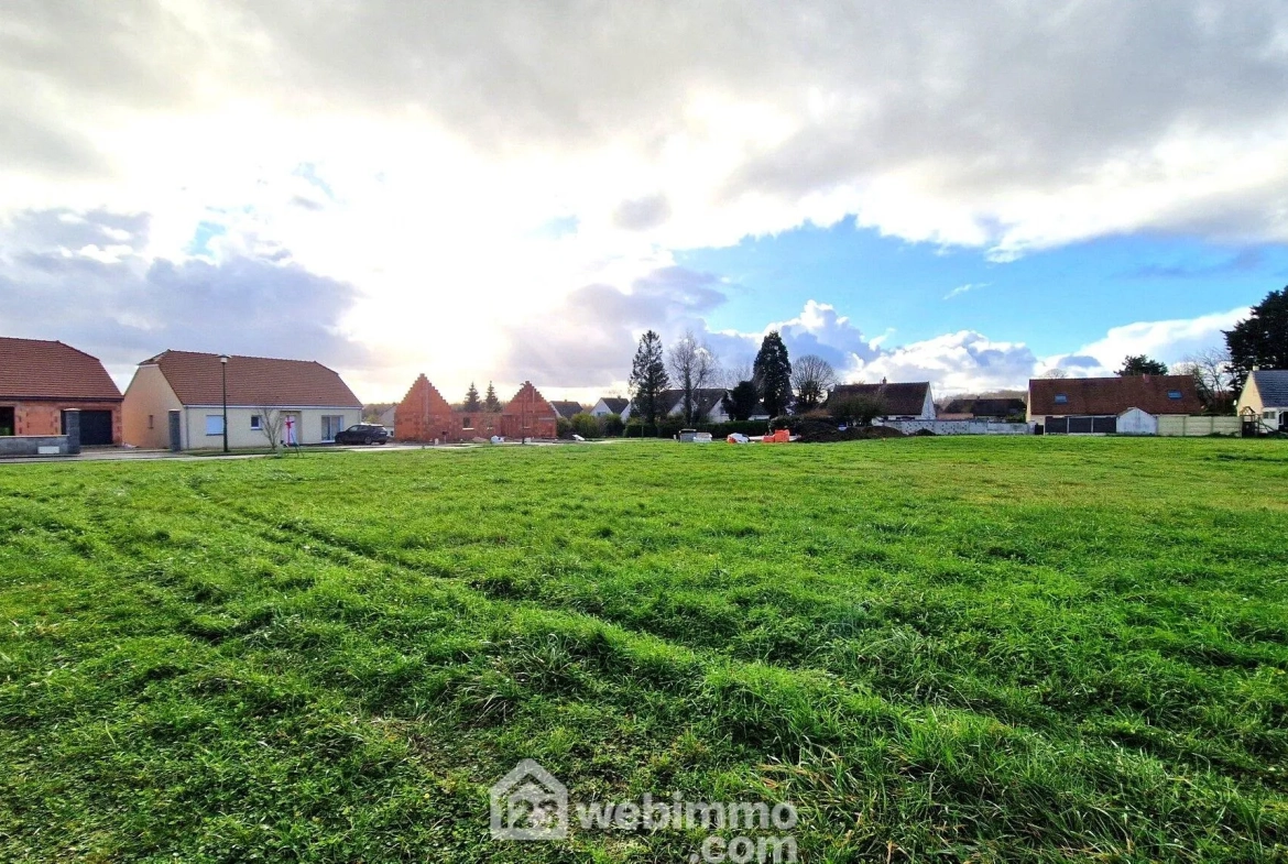 Terrain à bâtir de 871 m² à Versigny, libre de constructeur 