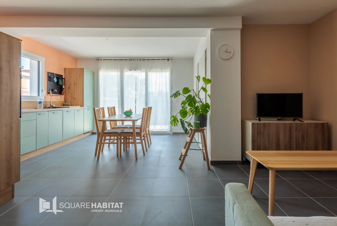 Maison récente 2 chambres avec jardin et parking à Le Pontet – Résidence sécurisée 