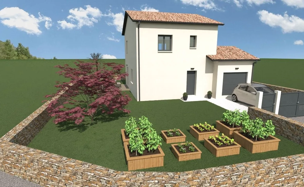 Villa neuve de 90 m² à Montceaux dans un environnement résidentiel proche Lyon 