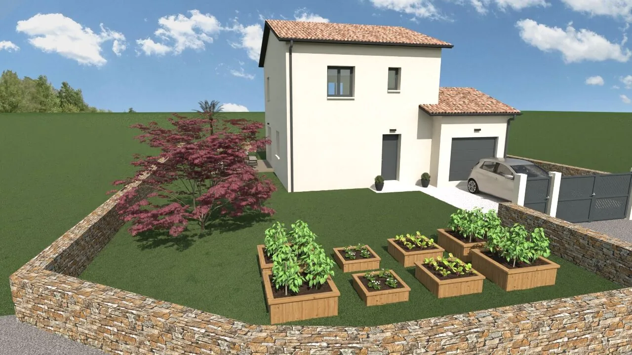 Villa neuve de 90 m² à Montceaux dans un environnement résidentiel proche Lyon 