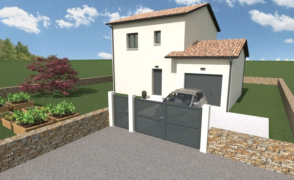Villa neuve de 90 m² à Montceaux dans un environnement résidentiel proche Lyon 