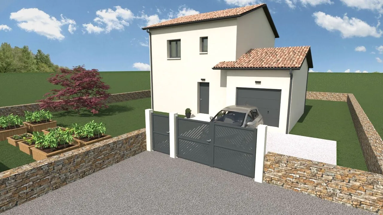 Villa neuve de 90 m² à Montceaux dans un environnement résidentiel proche Lyon 